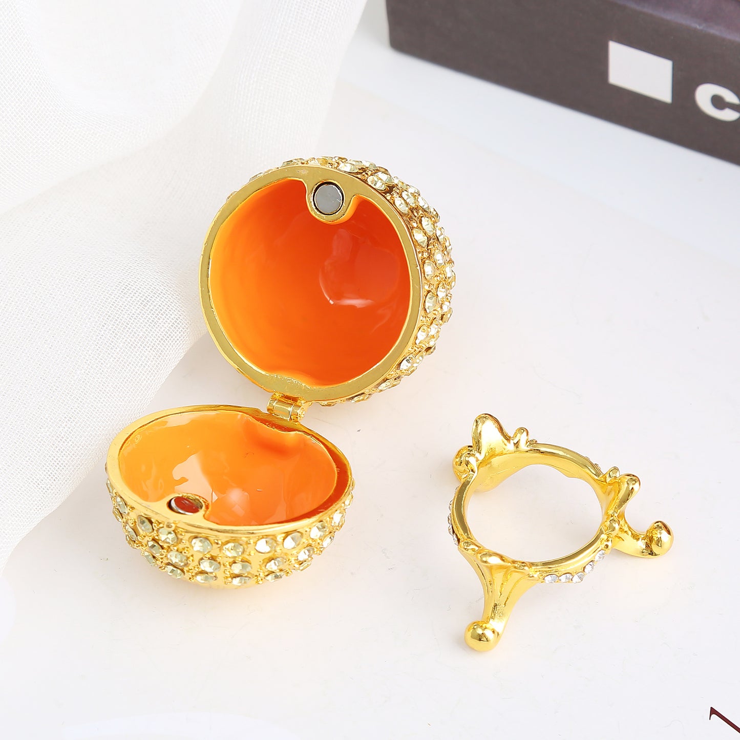 Diamond-filled golden egg