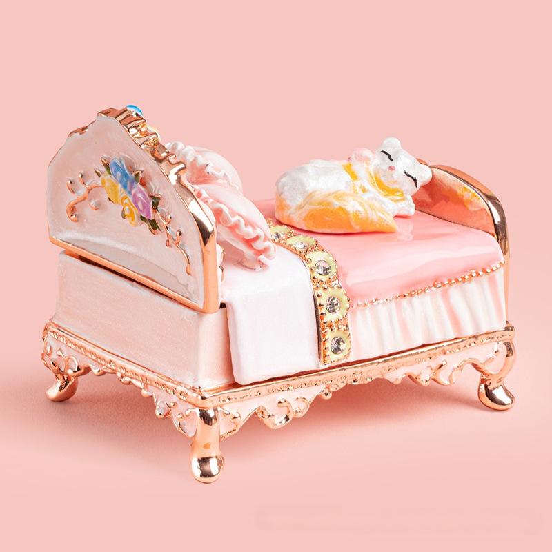 Cat Bed Trinket Box
