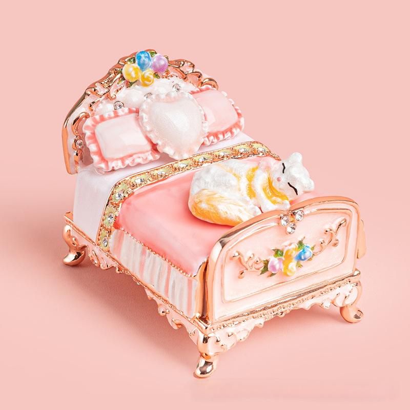 Cat Bed Trinket Box