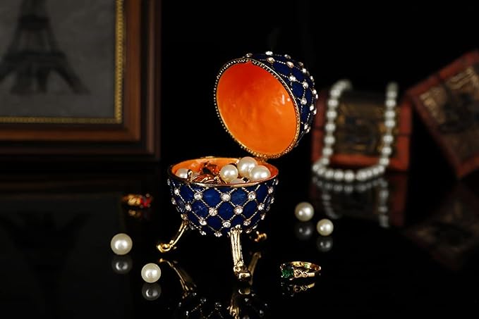 Emerald green pine cone egg