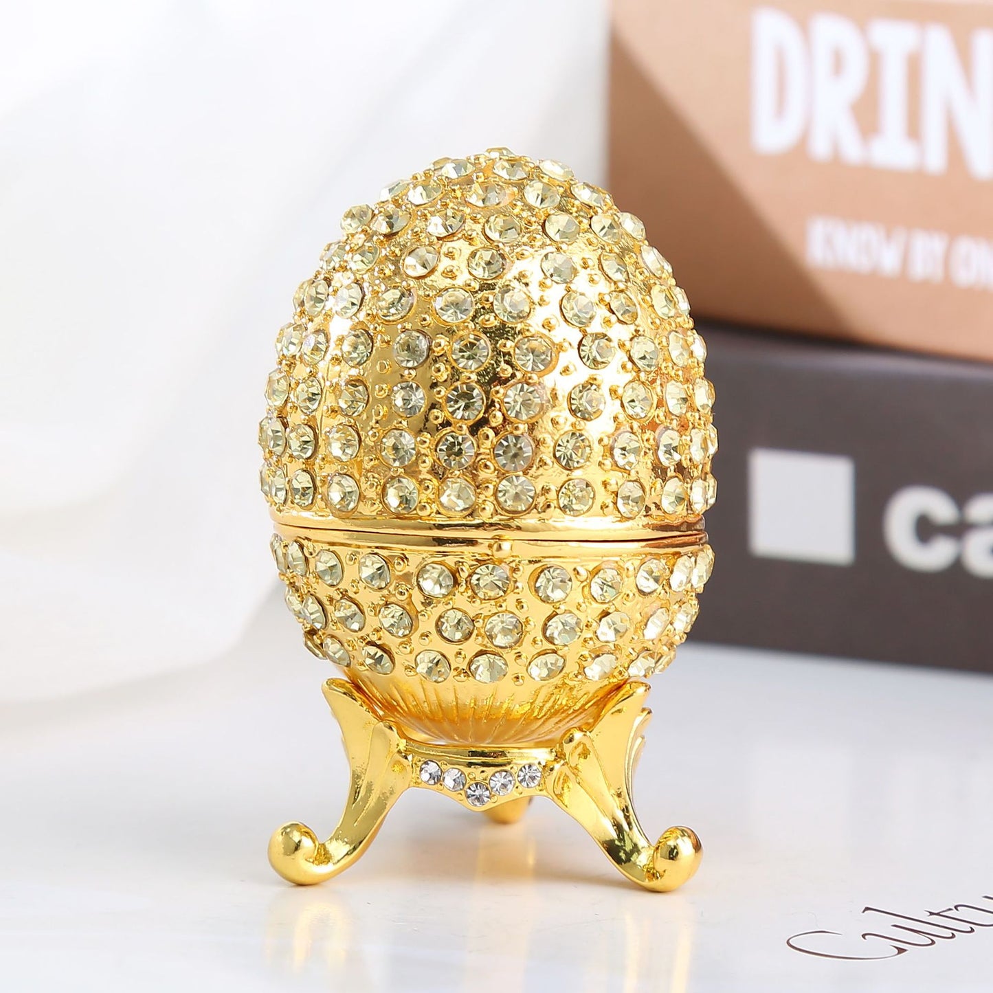 Diamond-filled golden egg