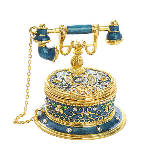 Retro Telephone Trinket Box