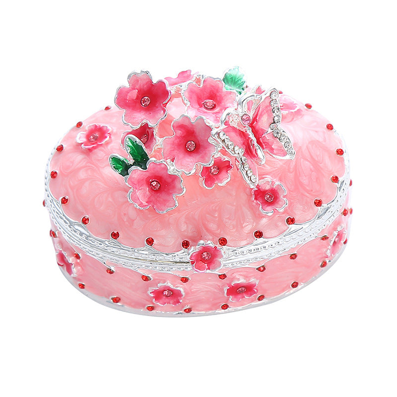 Flower Butterfly Trinket Box